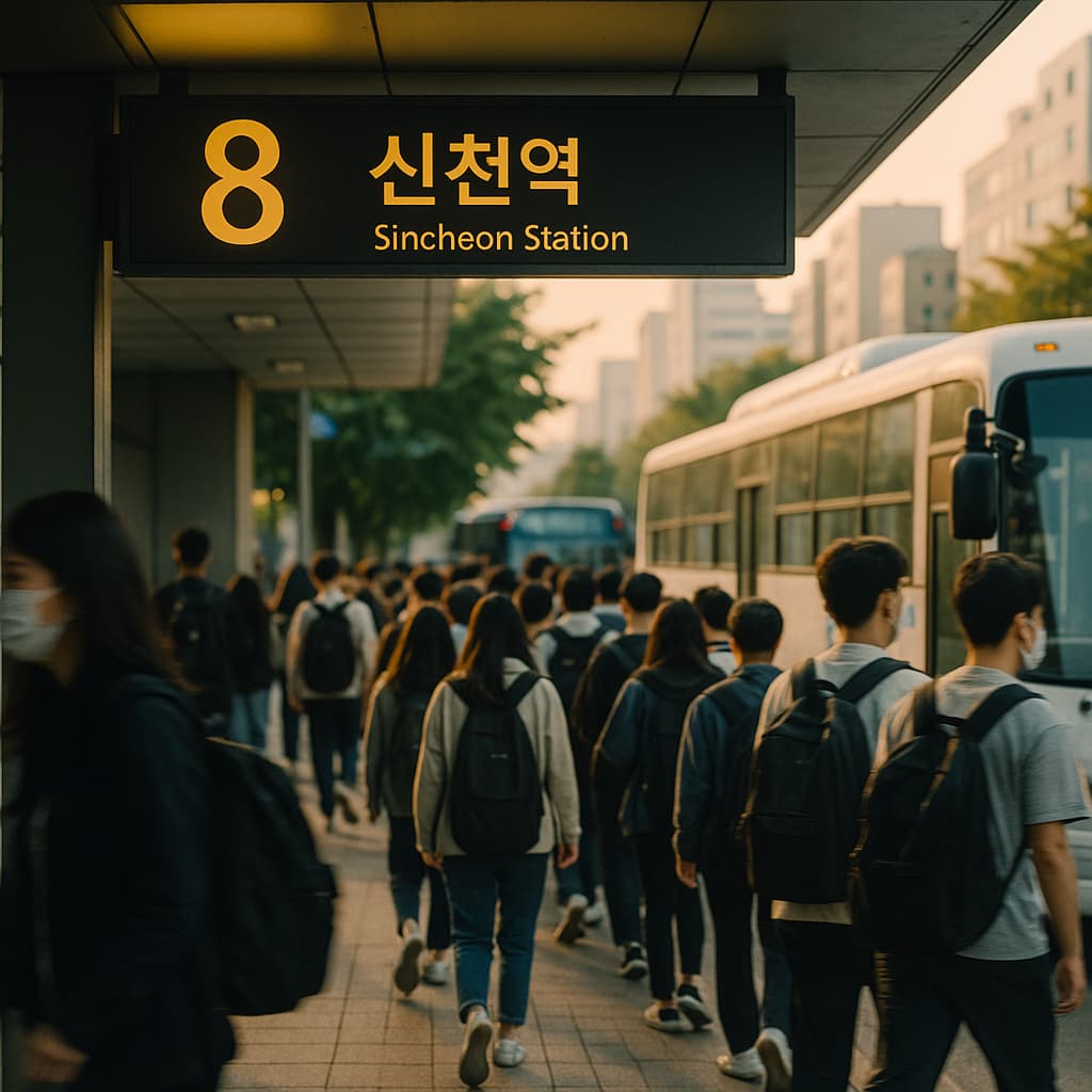 An image depicting Sincheon Station in Daegu